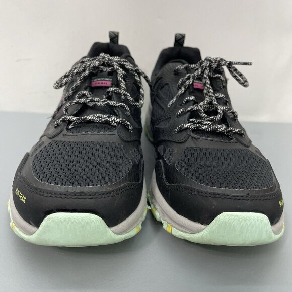 Skechers Hillcrest Pure Escapade Sneakers Shoes Trail Running Black Womens 11 - Picture 4 of 14